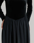 Velvet V Maxi black