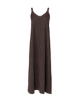 Pinstripe Slip Jumper Brown