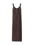 Pinstripe Slip Jumper Brown