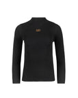 Emblem Black Turtleneck