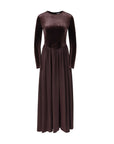 Velvet, V maxi chocolate brown
