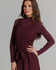 Essential Turtleneck Plum