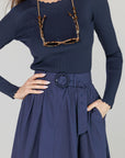 Flare Skirt Navy