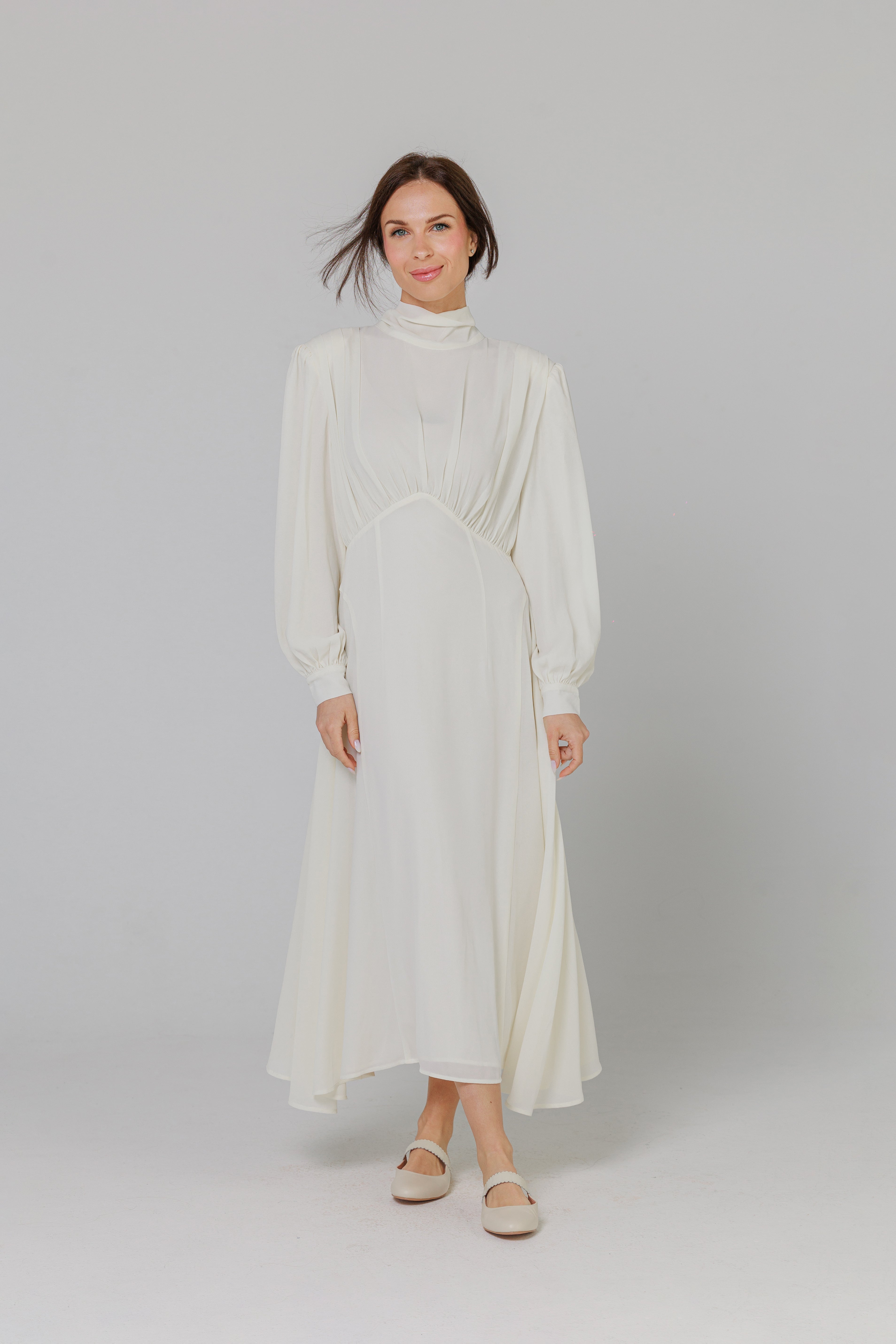 Flutters camisole dress (Ivory)