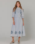 Clover Dress Blue