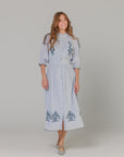 Clover Dress Blue