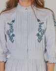 Clover Dress Blue