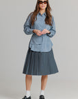 Pinstripe Blouse