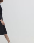 Pinstripe Skirt Navy