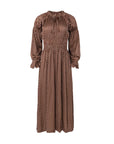 Polkadot Satin Smock dress