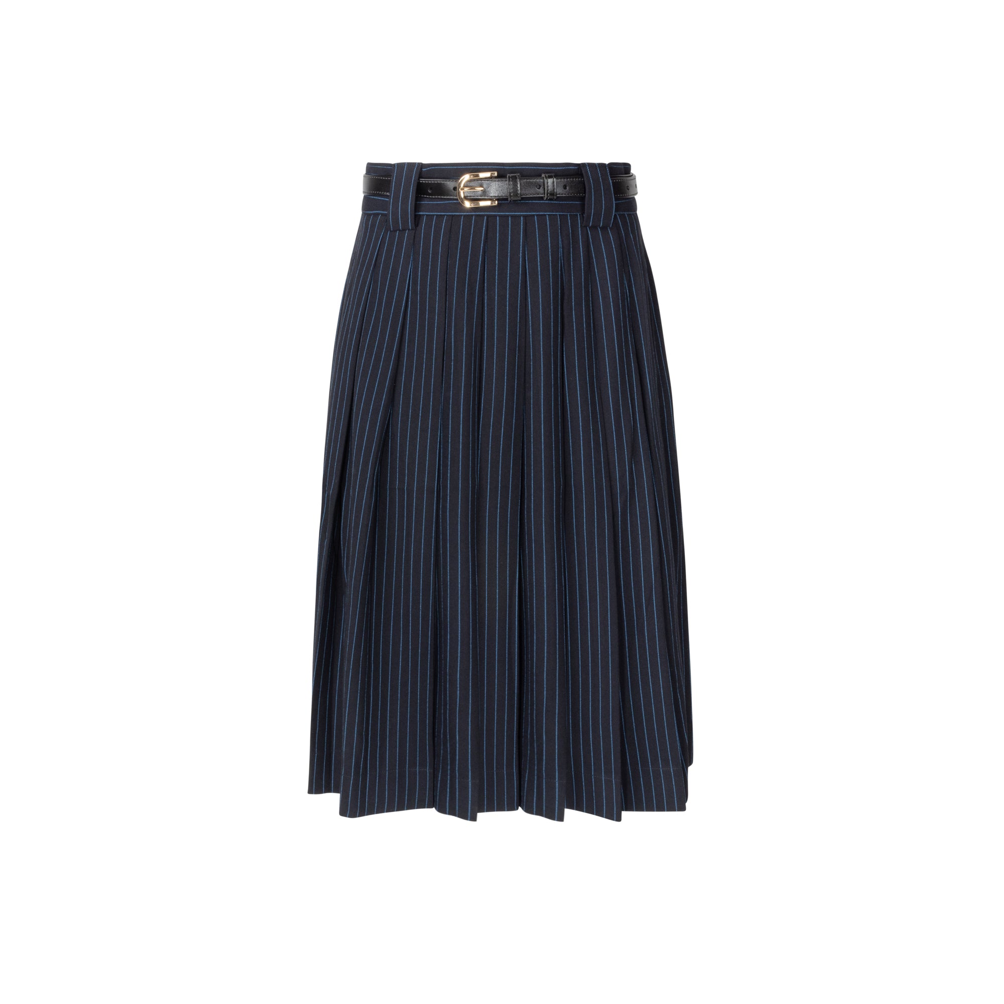 Pinstripe Skirt Navy – LOUP