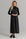 Pinstripe Slip Jumper Black