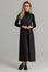 Pinstripe Slip Jumper Black
