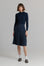Pinstripe Skirt Navy