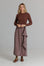 Herringbone Skirt Brown