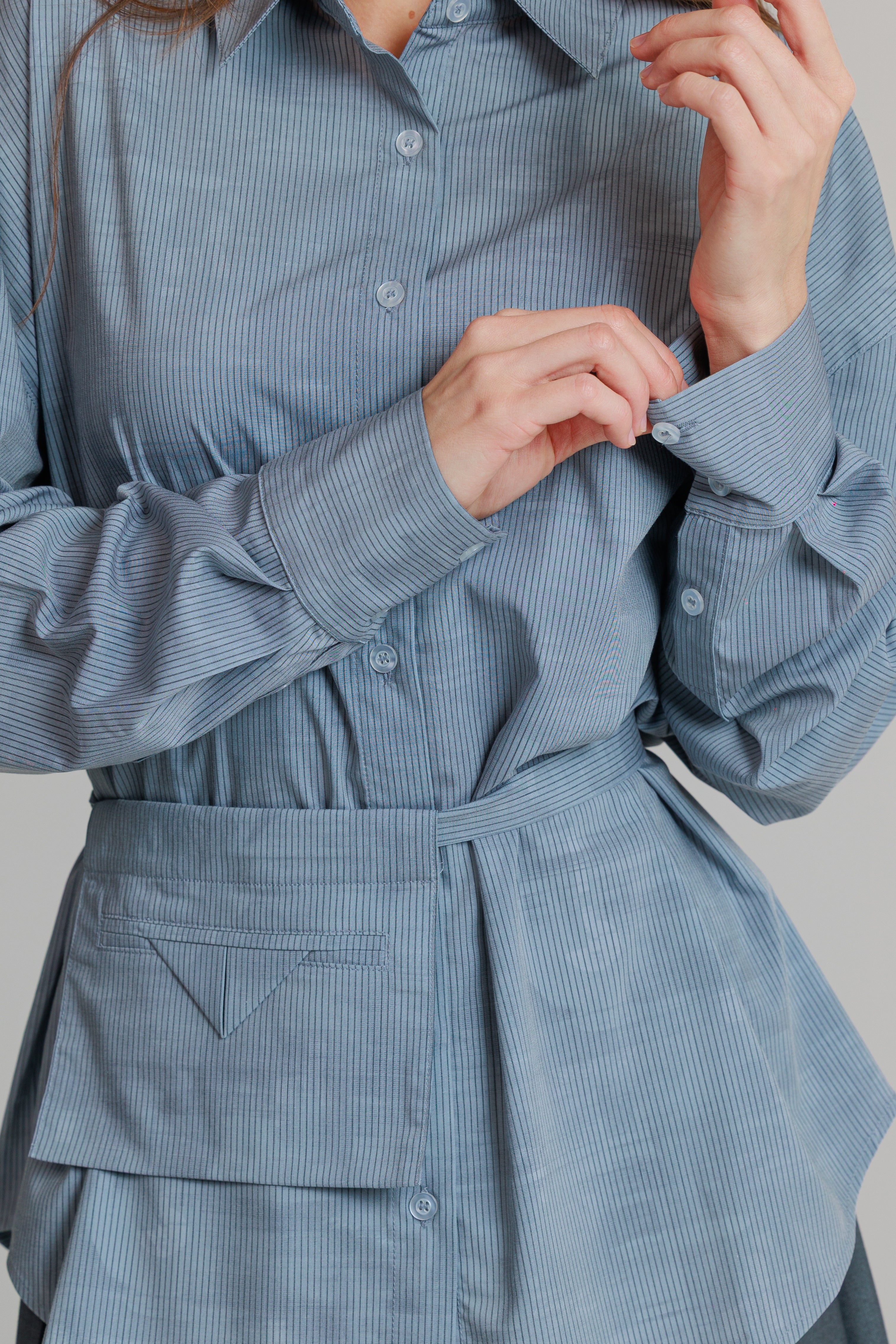 Pinstripe Blouse