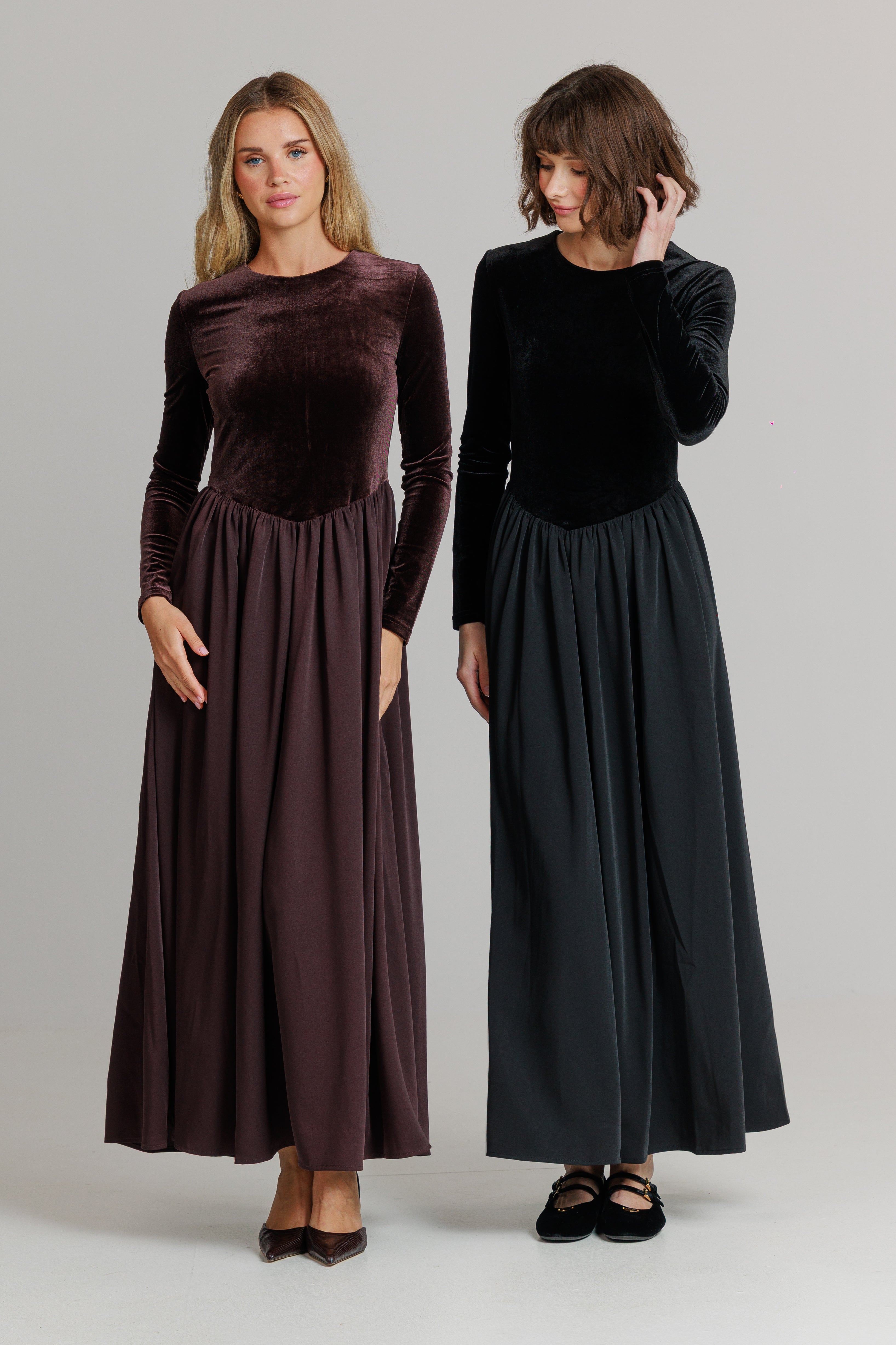 Velvet, V maxi chocolate brown
