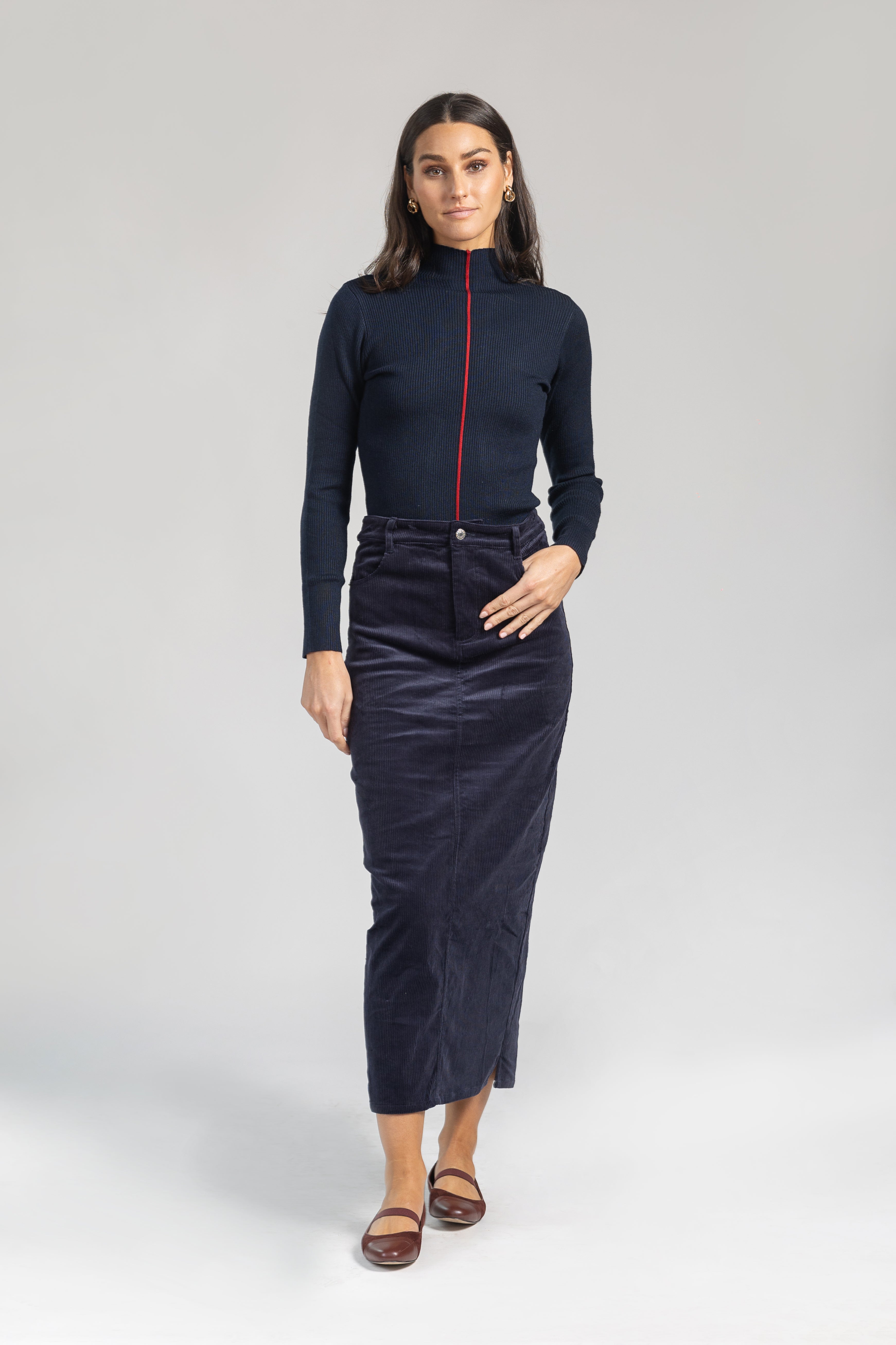 Corduroy Skirt