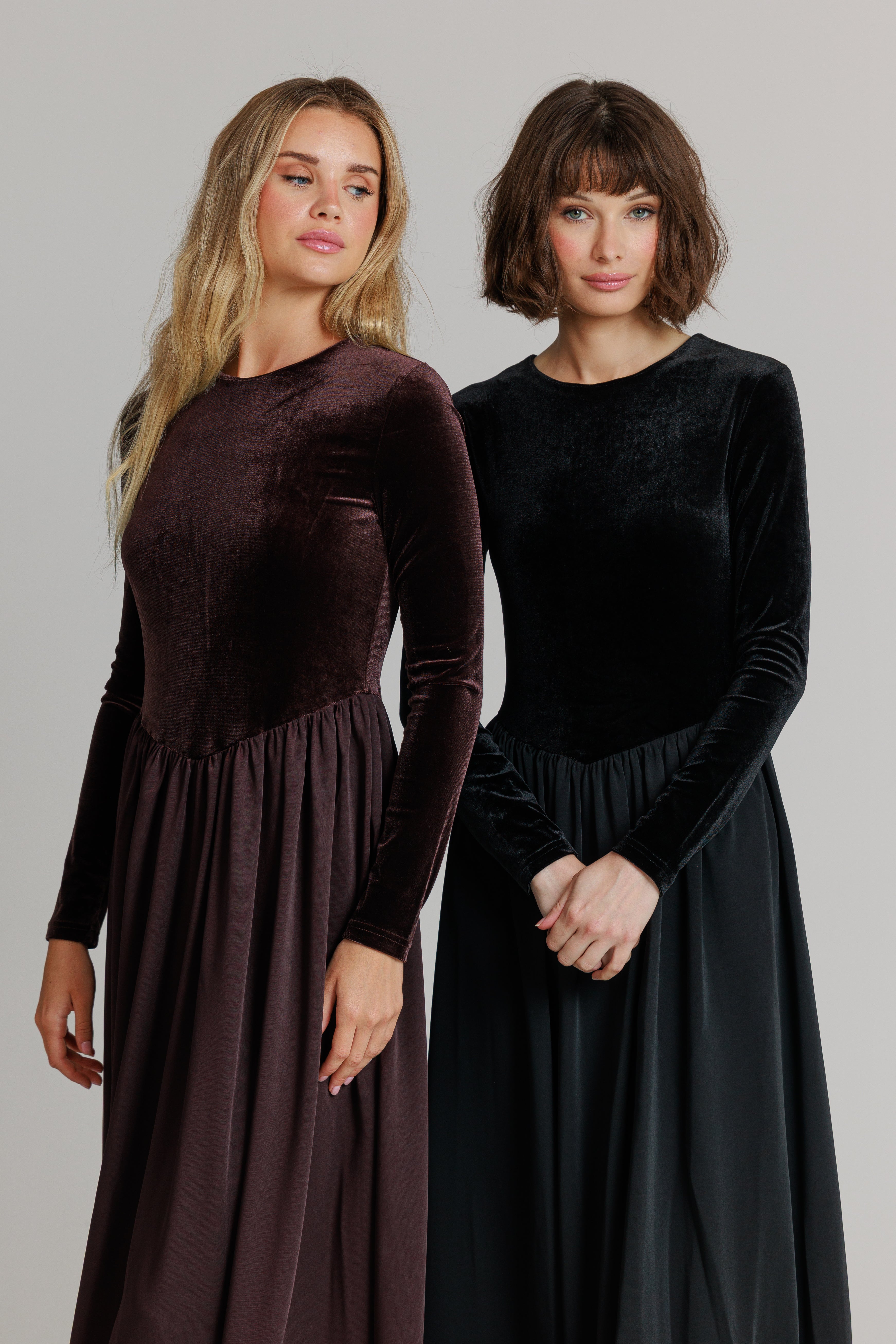 Velvet V Maxi black