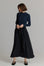 Two tone pointelle maxi Black