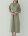 Cotton Charm Dress Sage Green