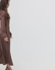 Polkadot Satin Smock dress